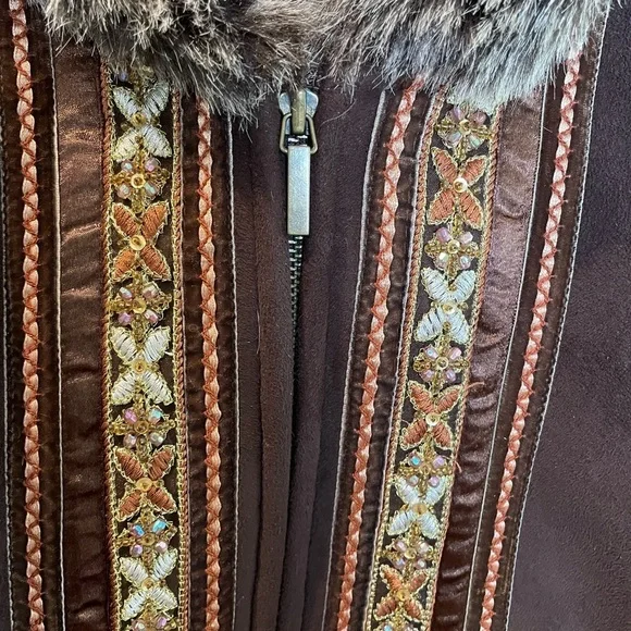 Coldwater Creek Faux Fur Jacket - Picture 3 of 12